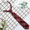 Corbata Pequeña JK Lazo para Estudiante Lazo Estilo Universitario Departamento Japonés Camisa de Uniforme Escolar Combinación Libre Decoración Camisa de Uniforme para Hombre DK Rojo