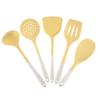 Espátula de Silicone, Colher de Sopa, Espátula de Cozinha, Utensílio de Cozinha Especial Antiaderente Resistente a Altas Temperaturas, Conjunto de Cinco Peças, Grau Alimentício