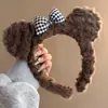 Diadema Vintage con Estampado de Leopardo para Mujer, Elegante Moda Diadema para Lavarse la Cara, Pinza para el Cabello para Otoño e Invierno, Accesorio para el Cabello de Corona Alta