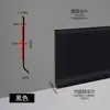Rodapié Autoadhesivo, Tira de Borde para Piso de Plástico Blando de PVC, Tira Decorativa Flexible Curva Engrosada