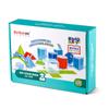 ZUIXUAN7819 traje transparente de demonstração geométrica 9 figuras geométricas tridimensionais grandes ferramenta de aprendizado destacável modelo de geometria