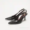 Zapatos de Tacón Alto con Correa de Hebilla Metálica, Diseño de Nicho, Modernos y Versátiles, Sandalias de Tacón Fino para Mujer, Sandalias de Tacón Alto Elegantes y Lujosas