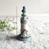 Promoción de Fábrica Mini Faro de Madera de 13 cm Viento Mediterráneo Artesanías de Joyería Adornos de Faro Marino Souvenirs