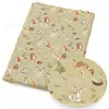 Bolsa de Tela Hecha a Mano Estampada de Animales Lindos Estilo Pastoral, Algodón Poliéster Delgado o Tela Impermeable, Mantel, 1Yc74997