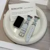 Correa de reloj Compatible con Huawei Band 11 Pro, correa con patrón de trébol de cuatro hojas y lichi para 8/9/10 NFC, pulsera para mujer, lujo ligero