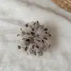 Scrunchie de Organza Esponjoso Estilo Perezoso Estilo Coreano Elegante Diadema Plegada Banda Elástica para Cola de Caballo de Mujer Cuerda para el Cabello