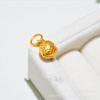 Nueva pulsera de collar con colgante de tres piezas de bestia devoradora de oro de estilo chino que no se desvanece durante mucho tiempo, accesorios de transferencia de la suerte al por mayor