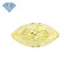 Gema Huagang 9A, ganso amarillo, caballo, forma de ojo, corte de flor de hielo, diamante de alto carbono, forma de hoja, circón CZ, piedra principal desnuda