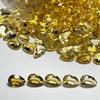 Citrino natural en forma de gota 2*3 2.5*3.5 3*4 3*5 4*6 5*7mm joyería en forma de pera con Piedra