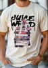 2025 verano nuevo comercio exterior Europa y Estados Unidos Amazon tesoro impresión digital camiseta manga corta cuello redondo top