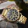 Artículo popular de comercio exterior: Reloj Cronógrafo Multifuncional de Seis Manecillas con Correa de Acero Inoxidable, Reloj de Moda de Cuarzo, Venta al por Mayor en Pequeñas Cantidades