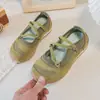 Zapatos Mary Jane para Niñas Estilo Coreano Estilo Ballet 2026 Nuevo Verano Otoño Zapatos de Entrenamiento Birkenstock para Niños Zapatos de Princesa Individuales para Niñas