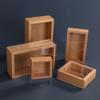 Cajas de Cartón Plegables tipo Cajón en Stock, Cajas Transparentes Escarchadas para Empaque de Té de Flores, Cajas Vacías Pequeñas con Logo Personalizado