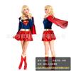 Com xale Superman role-playing roupas Galaxy guerreira vazia 1play roupas unidas Superman palco roupas femininas
