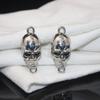 Moda Calavera Punk Rock Colgante Herrajes Decoraciones para Carcasa de Teléfono Accesorios de Herrajes Zapatos Accesorios para Bolsa