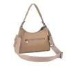 Bolsa de mujer de piel de vaca de primera capa para suministro transfronterizo, gran capacidad, nuevo estilo, bandolera de un solo hombro, para debajo del brazo, alternativa a bolsa de piel genuina
