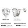 Brincos femininos estilo europeu e americano Wanxing aço inoxidável banhado a ouro 18k zircônia conjunto de brincos de luxo leve de alta qualidade atacado transfronteiriço