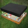 Cubierta para Arenero de Parque Infantil al Aire Libre Tela Oxford Engrosada Cubierta para Arenero Cuadrada Impermeable Protección Solar Cubierta para Arenero