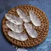 Pingente de Garra de Gato de Calcedônia Branca Natural Pingente de Colar de Ágata em Forma de Lichia Joias de Jade Mercadorias para Transmissão ao Vivo