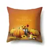 Funda de Almohada de Halloween Cojín Lumbar para Coche Funda de Cojín de Calabaza para Sofá Oficina Hogar Sala de Estar Funda de Almohada TC604