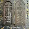 Suministros Tao Token de Taishang Laojun Token de Ébano Token del Patriarca Tao Buda Moral Token Relieve Imagen de Taishang Laojun