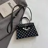 Bolsa de Mão de Nicho Estilo Coreano para Mulheres, Nova Moda 2026 Elegante Bolsa Quadrada Pequena de Ombro para o Dia a Dia e Uso Transversal