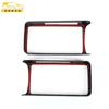 Adecuado para Dengshi 24-25 D9 marco decorativo de plástico para pantalla trasera, accesorios de decoración interior de coche