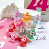 Mono luminoso lindo de dibujos animados diy pegamento de crema tocado pasador joyería regalo creativo accesorios de resina venta al por mayor