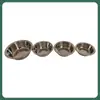 No magnético fino para lanzar acero inoxidable perro gato tazón cuadrado redondo revestimiento mascota tazón juego melamina silicona cuenca plástico universal accesorios