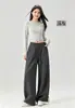 Pantalones de guadaña de Tencel y Cachemir Gruesos y Forrados de Polar: Pantalones Casuales para Mujer, Estilo Convertible, Nuevos Pantalones Guadaña Otoño e Invierno 2026