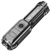 Linterna Mini Recargable Fuerte Luz Zoom Transfronteriza Luz de Camping Mini Linterna Transfronteriza Recargable Fuerte Luz