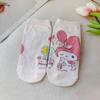 Meias Meildi meias para meninas novas meias dos desenhos animados coelhinho feminino meias fofas estilo coreano barco feminino meias de algodão