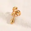 Estilo Europeo y Americano Chapado en Oro Cobre Versátil Brazaletes para Oreja Múltiples Capas Minimalista Nicho Temperamento Zirconia Japoneses y Coreanos Pendientes