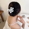 Presilha de Cabelo Simples Estilo Coreano Presilha Garra de Flor Presilha Tubarão Fosca Presilha Garra de Cabelo