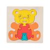 Rompecabezas infantil transfronterizo para niños, rompecabezas de dibujos animados de animales para padres e hijos, educación temprana, cognición de iluminación, juguetes de madera al por mayor