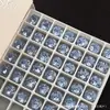 Brincos Autênticos Huazi 6m de Estrela de Quatro Pontas com Diamantes, Sensação de Luxo Leve, Temperamento Doce e Cool, Design de Personalidade de Alto Padrão, Modernos e Fáceis de Combinar
