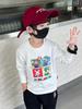 Sudadera para Niños Transfronteriza en Stock Otoño Infantil Holgada Top de Otoño Ropa Infantil de Moda Primavera y Otoño Uniforme Escolar Uniforme de Clase