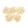 Novo Poliéster Grande Rosa DIY Casamento Noivo e Noiva Lapela Casamento Lapela Grupo de Irmãs Madrinha Flor Decorativa