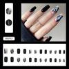 Manicura Uñas Postizas Dulce Cool Estilo Oscuro Douyin Celebridad de Internet Calcomanías para Uñas Uñas Postizas de Alta Gama Venta al por Mayor