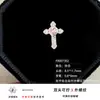 Pendientes de Perno de Barra de Aleación de Titanio F136 Sencillos Full Zircon Corazón de Amor Cruz Oreja Cartílago Pernos Tornillo de Doble Cabeza Rosca Externa Accesorios para Pendientes