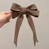 Horquilla de Princesa con Lazo Medio Atado, Accesorio para el Cabello, Pinza Elegante y Dulce de Satén, Horquilla Estilo Coreano para la Parte Posterior de la Cabeza