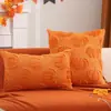 Funda de Almohada Halloween Transfronteriza Comercio Exterior Calabaza Otoño Felpa Acolchada Temporada de Cosecha Acción de Gracias Envío Directo de Fábrica