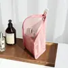Cepillo de Dientes Cosmético Portátil Bolsa Impermeable para Maquillaje Bolsa de Almacenamiento para Viaje Bolsa de Neceser Plegable de PVC Bolsa de Almacenamiento