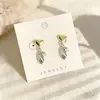 Presilhas de Orelha Estilo Coreano Sem Furo, Brincos com Design Estiloso para Mulheres, Presilhas de Osso da Orelha com Borboleta e Pérola de Franja Longa, Alto Padrão