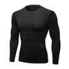 Roupa desportiva, collants, roupa masculina de treino, corrida, basquetebol, manga comprida, roupa de outono e inverno forrada de velo de secagem rápida, roupas multi-estilo