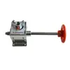 Válvula de aire tipo volante Ohm de acero inoxidable con gusano turbo actuador actuador de válvula reguladora de flujo de aire accesorios a prueba de explosiones