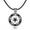 Europeu e americano jóias logotipo satanás estrela de cinco pontas diamante moda jóias pingente colar AliExpress Taobao venda quente