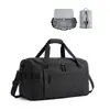 Bolsa de equipaje de viaje para mujer de nuevo estilo con compartimento para portátil, Bolsa portátil para fin de semana y noche, Bolsa para zapatos, Bolsa húmeda de PVC
