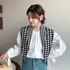 Vestido de Diseño de Moda Cuello Chal Pequeño Bufanda Pequeña Tejida para Mujer Cuello Falso Chal Triangular Exterior Moda Versátil para Todo