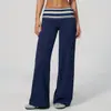 [En Stock] Conjunto Deportivo Transfronterizo Secado Rápido Ropa de Yoga Felpa Cepillada Falso Dos Piezas Moda Fitness Lunares Levanta Glúteos Cintura Alta